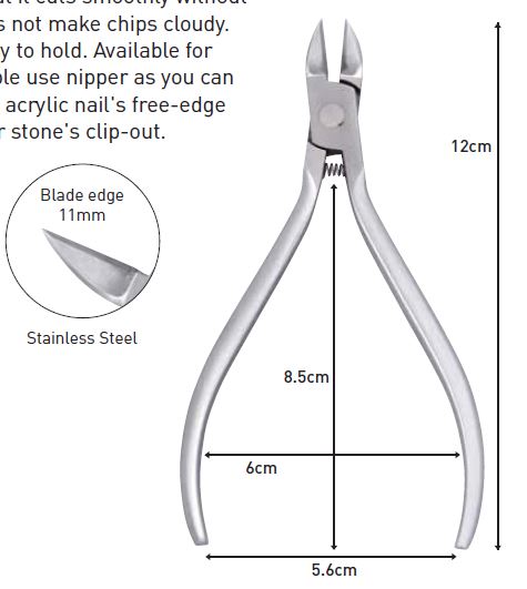 Tip & Acrylic Nipper 11mm