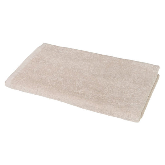 Luxury Pile Fabric Towel 90 x 190cm Beige