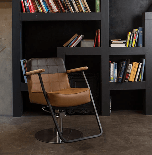 [Tough Design Product] Styling Chair T202 (Top) - Camel x Vintage Brown