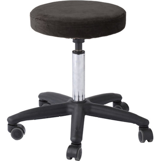 Velvet Stool Cover Black