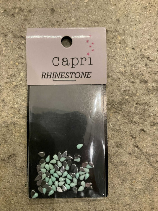 Capri Acrylic Stone 72pcs Teardrop Milky Mint