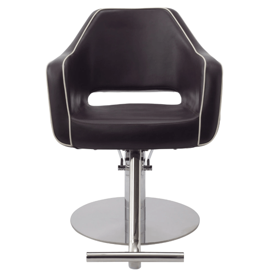 [Cafe Lounge] Styling Chair (HD-026) (Top) - Dark Brown x Ivory