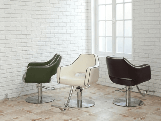 [Cafe Lounge] Styling Chair (HD-026) (Top) - Dark Green x Ivory