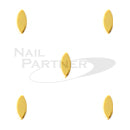 Clou Flat studs  Leaf  G 1.2x3mm 100 pcs