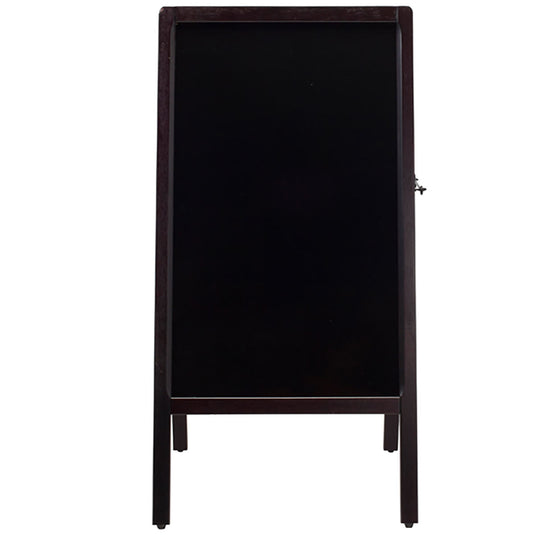 (Type A) Dual-Sided Blackboard (L) (Magnetic/Chalk-use) Dark Brown