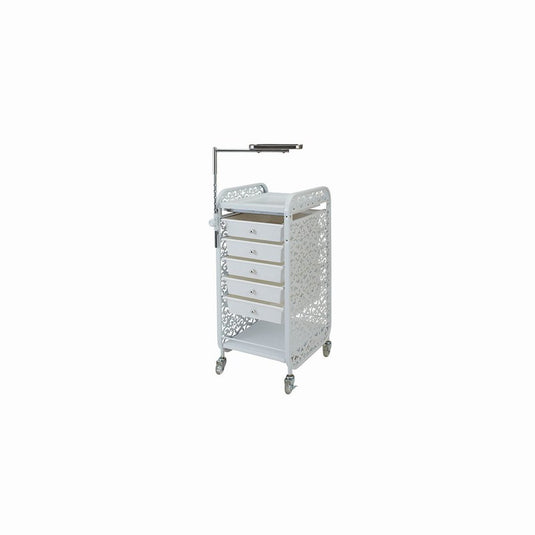 Lucile Arabesque Wagon 7 Tier Type (Completely Assembled) White