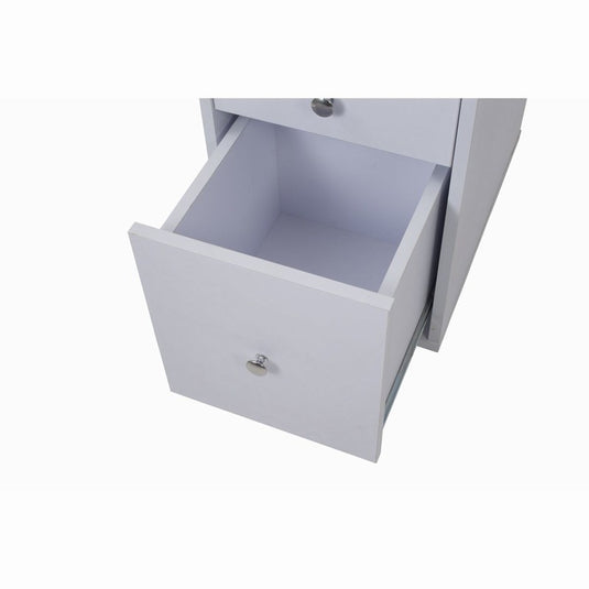 Cabinet Type Deluxe Nail Table Type A White