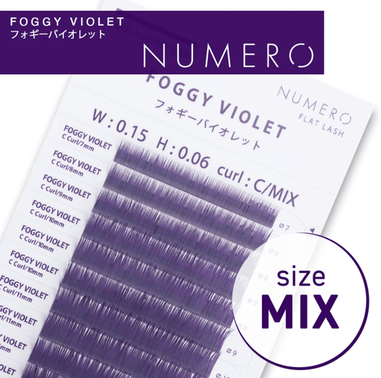 NUMERO Color Matte Flatlash FOGGY VIOLET