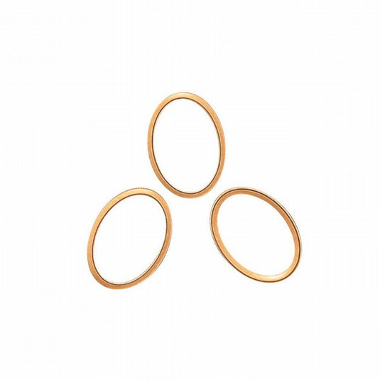 Clou Stone Edge Oval 6x4mm Gold (50pcs)