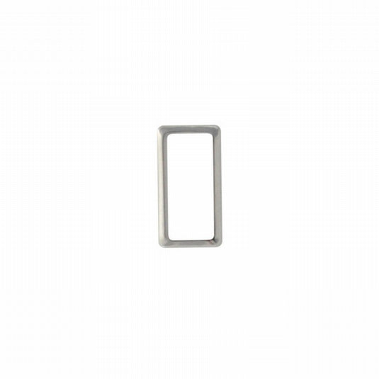 Clou Stone Edge Rectangle 7x3mm Silver (50pcs)