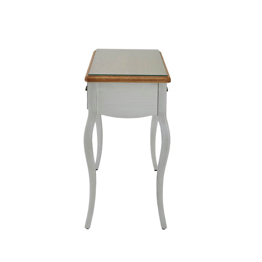 Shabby Chic Line Nail Table Loiret Antique White