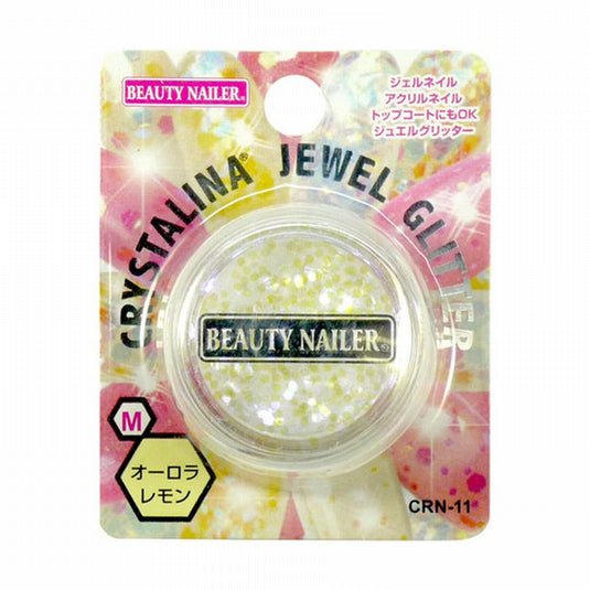 Crystalina Jewel Glitter (Hexagon) Aurora Lemon CRN-11 M (2g)