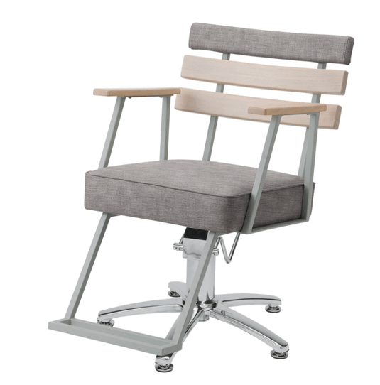 [Creator's] Styling Chair Laka (Top) - Ash Gray