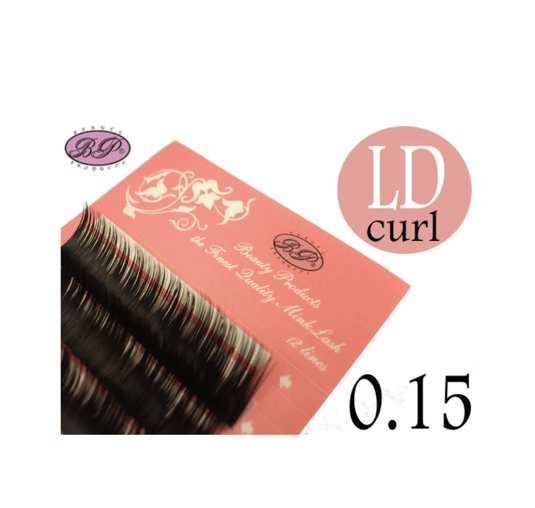 Beauty Products Pure Mink Lash LC Curl 0.15 thickness 8-10mm MIX