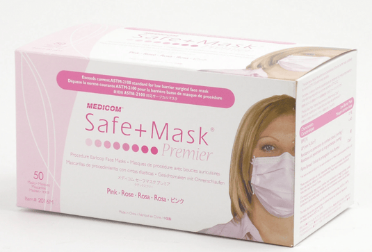 Premium Safe Masks Pink (50 pieces)