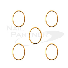 Clou Frame Oval 8x6mm Gold (20pcs)