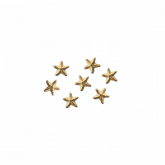 Clou Starfish 4x4mm Gold (30pcs)