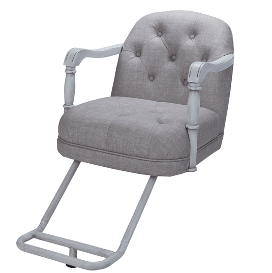 [Shabby Chic] Styling Chair Chalon (Top) - Ash Gray