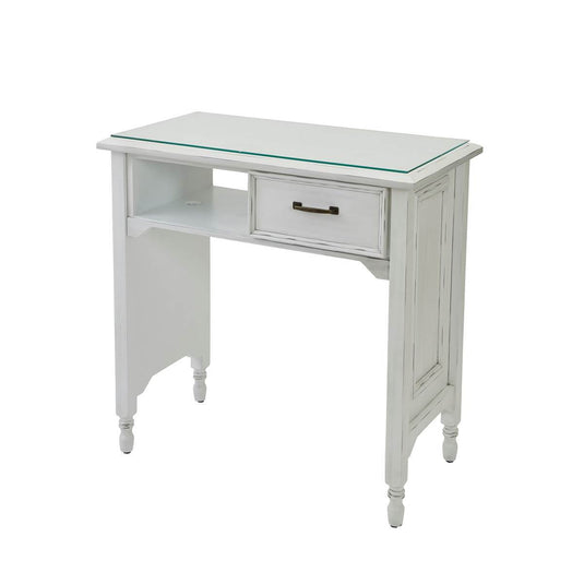 Shabby Chic Line Nail Table Loiret Antique White