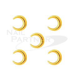 Clou Crescent Moon 6x6mm Gold (10pcs)