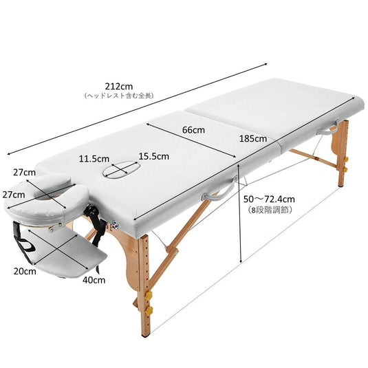 Lightweight Wooden Folding Bed EB-03DX White