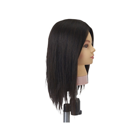 Hairdressing Mannequin Practice Head BG111 (100% top quality human hair)