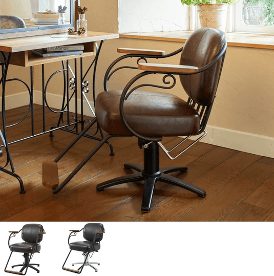 Styling Chair Rotis (HD-A-013) (Top) - Classic Brown