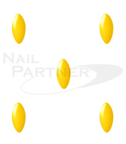 Capri Design Leaf 2x1mm Gold (100pcs)