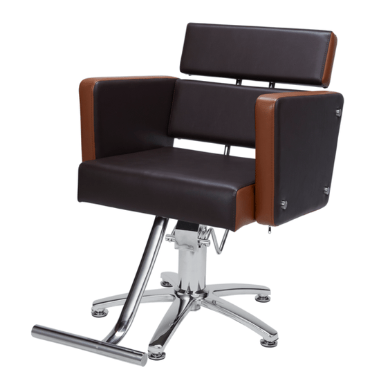 [Urban] Styling Chair (HD-025) (Top) - Dark Brown x Brown