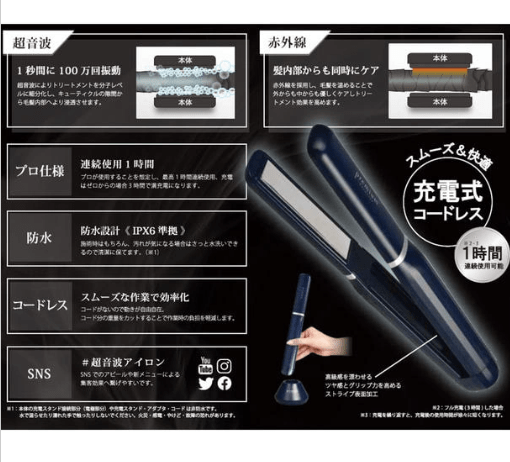 Carerise Premium Ultrasonic Hair Iron