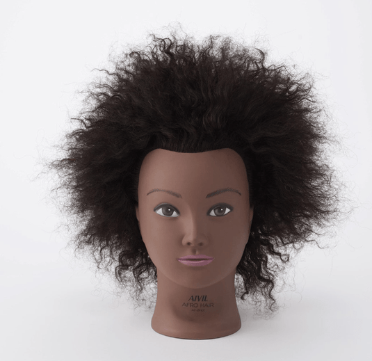 Mannequin Practice Head Torico Afro Hair (For Hair Straightening Training)