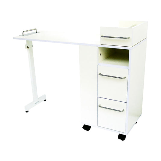 Function Type Folding Nail Table C-2726 White