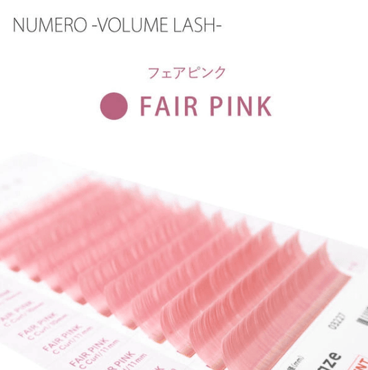 NUMERO Volume Lash Color Fair Pink 0.07 MIX 7mm-12mm