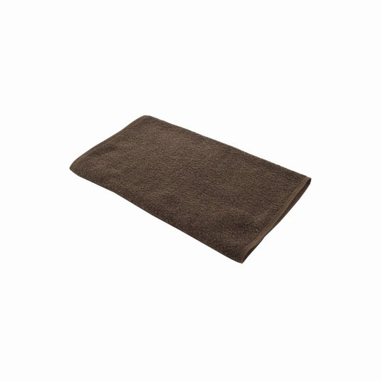 Luxury Pile Fabric Bath Towel (L) 90 x 150cm Dark Brown