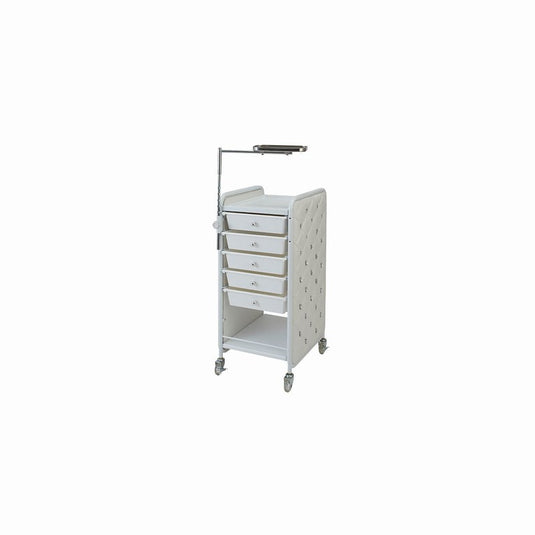 Lucile Quilting wagon 7 Tier Type (Completely Assembled) White