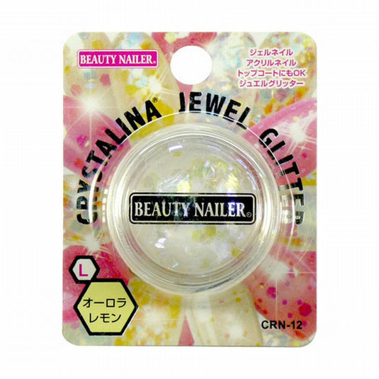 Crystalina Jewel Glitter (Hexagon) Aurora Lemon CRN-12 L (2g)