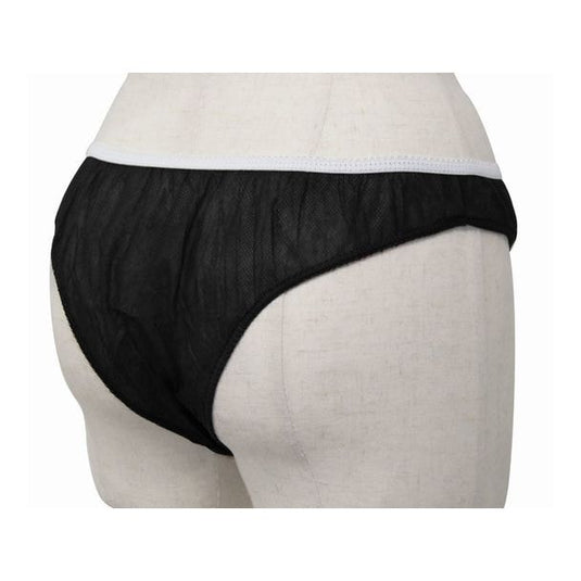 SMART COLLECTION [Free Size] ECO Paper High Leg Short Black 50pcs