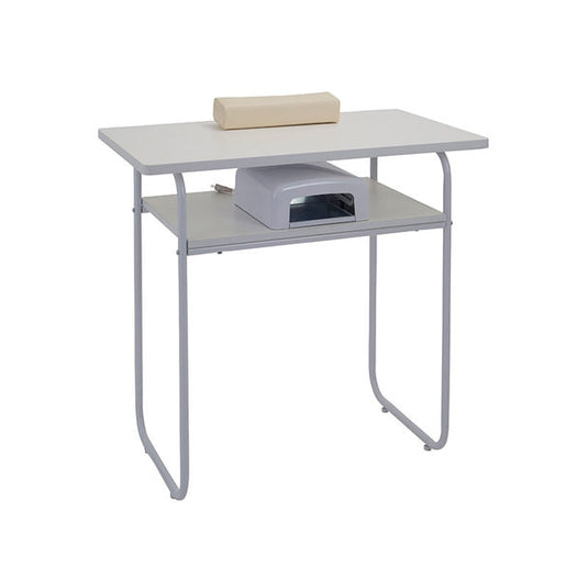 Simple Type Frame Nail Table White