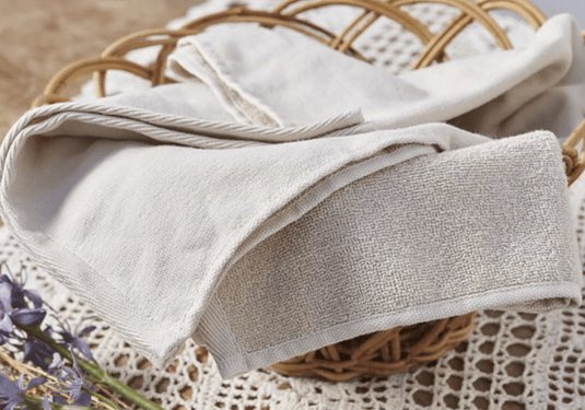 ECO Pile Textile Gauze Towel 34x85cm 12 units beige