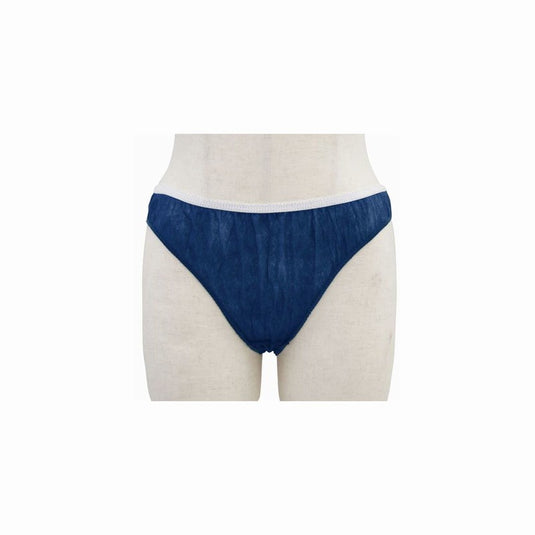 SMART COLLECTION [Free Size] ECO Paper High Leg Short Dark Blue 50pcs