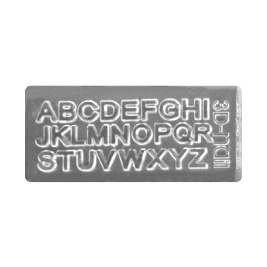 3D moulded alphabet (A)