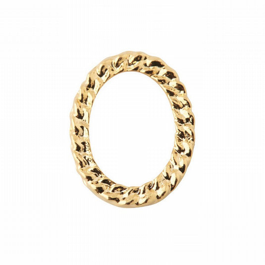 Clou Chain Edge Oval 6x4mm Gold (10pcs)