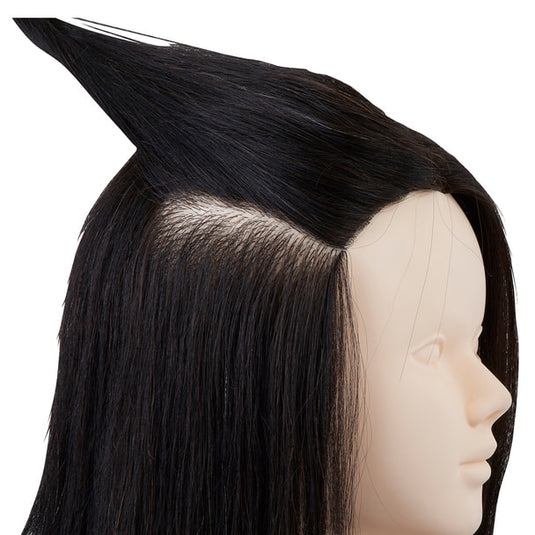 Hairdressing Mannequin Practice Head BG211 (No makeup 100% natural human hair)