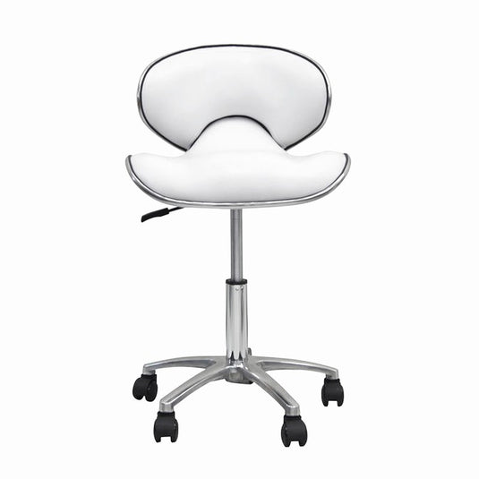 Relax Shell Stool II (Cleaning Wheels Type) White