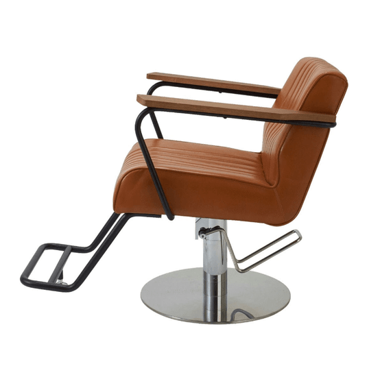 [Vintage] Styling Chair Dr. Spine (HD-A-066) (Top) - Camel Brown