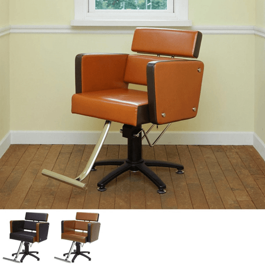 [Urban] Styling Chair (HD-025) (Top) - Dark Brown x Brown