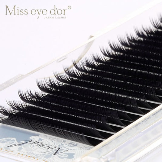 Flat Matte Lash CC Curl [ Thickness 0.12 ] [ Length 14mm ] 12CC14