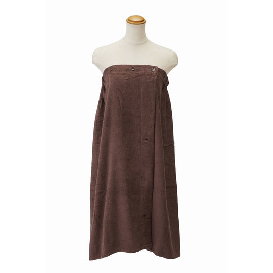 SMART COLLECTION ECO Pile Fabric Beauty Gown (Front opening) Mocha