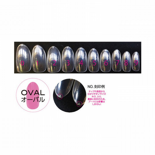 Professional Clear Tips Set Oval (120 pcs)