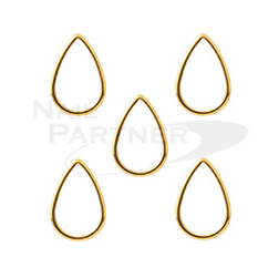 Clou Frame Drop 6x4mm Gold (20pcs)